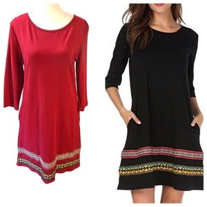 NWT Sz M Thanth Boho A-line Dress